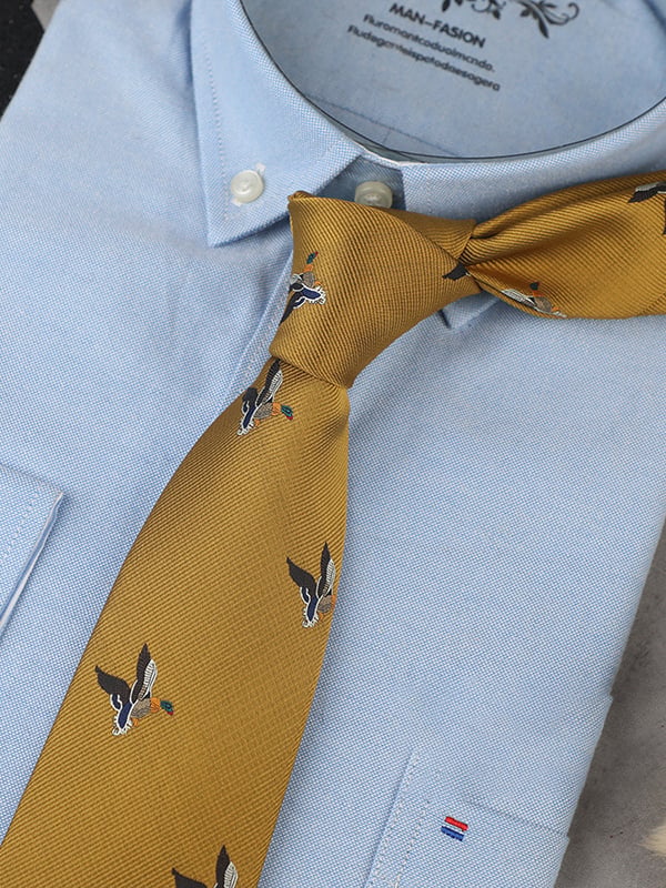 Camisa retro Gentleman Wedding Busines Tie para hombre