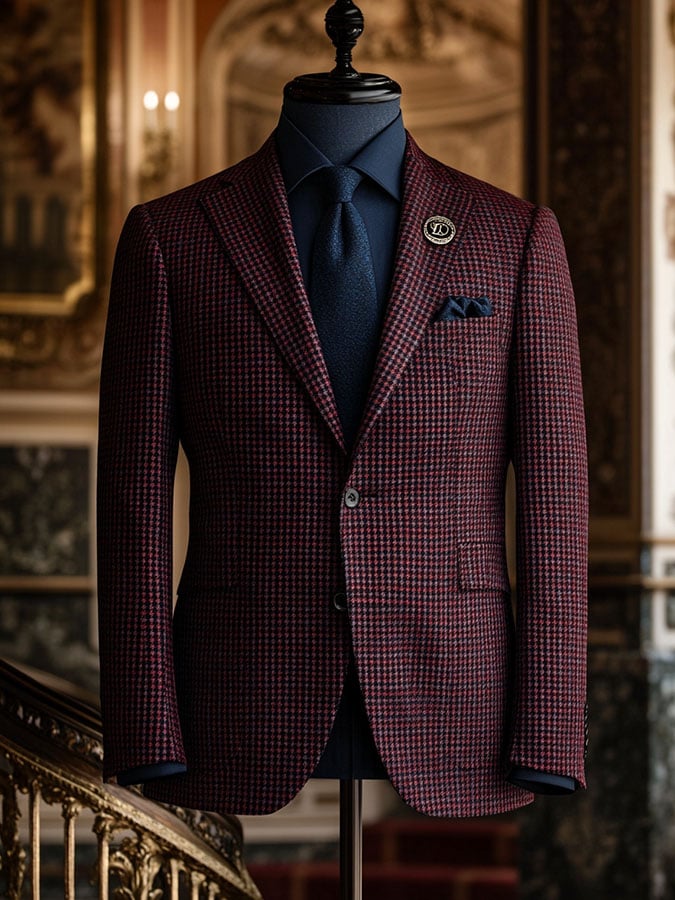 Casual clásico ejecutivo de manga larga Suit para hombre