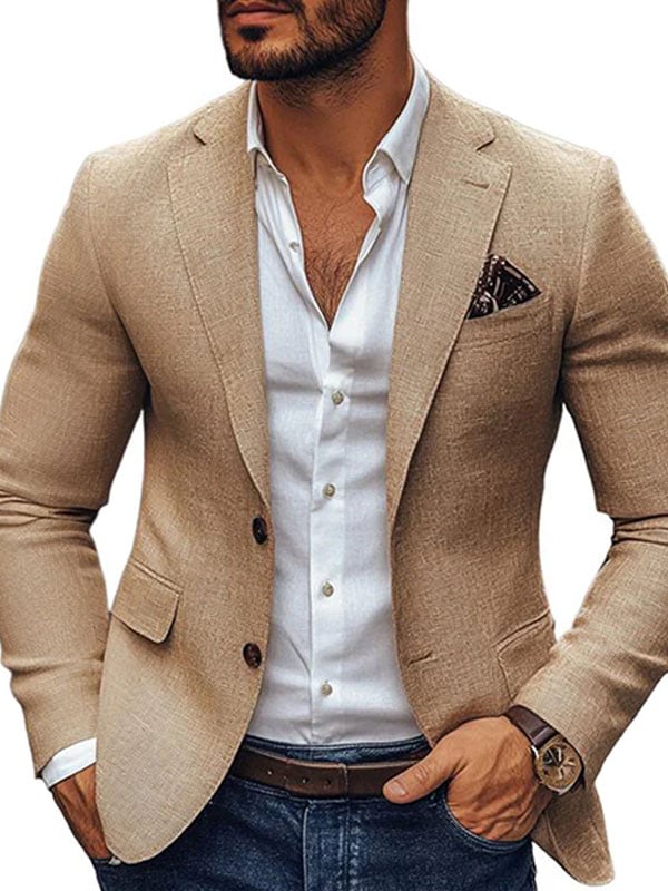 A cuadros casual Suit para hombre