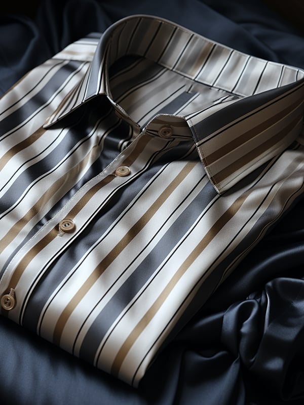 Camisa a cuadros ejecutivo de manga larga para hombre