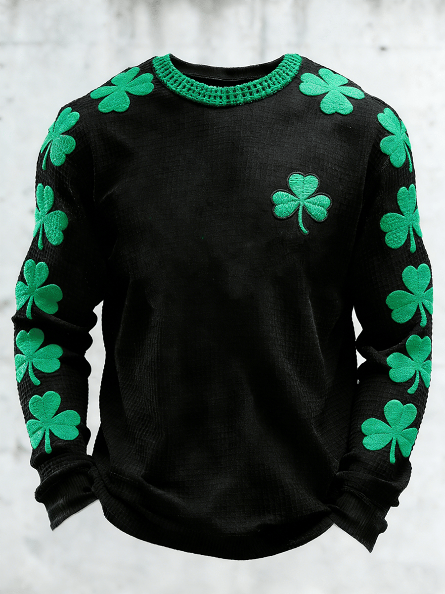 Camiseta vintage St. Patrick's Day Shamrock para hombre