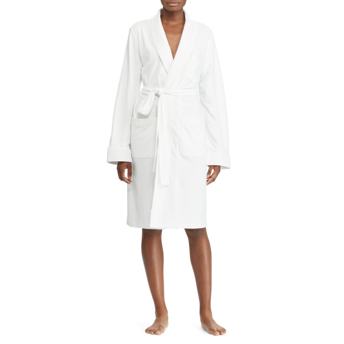 Cotton Shawl Wrap Robe - 4