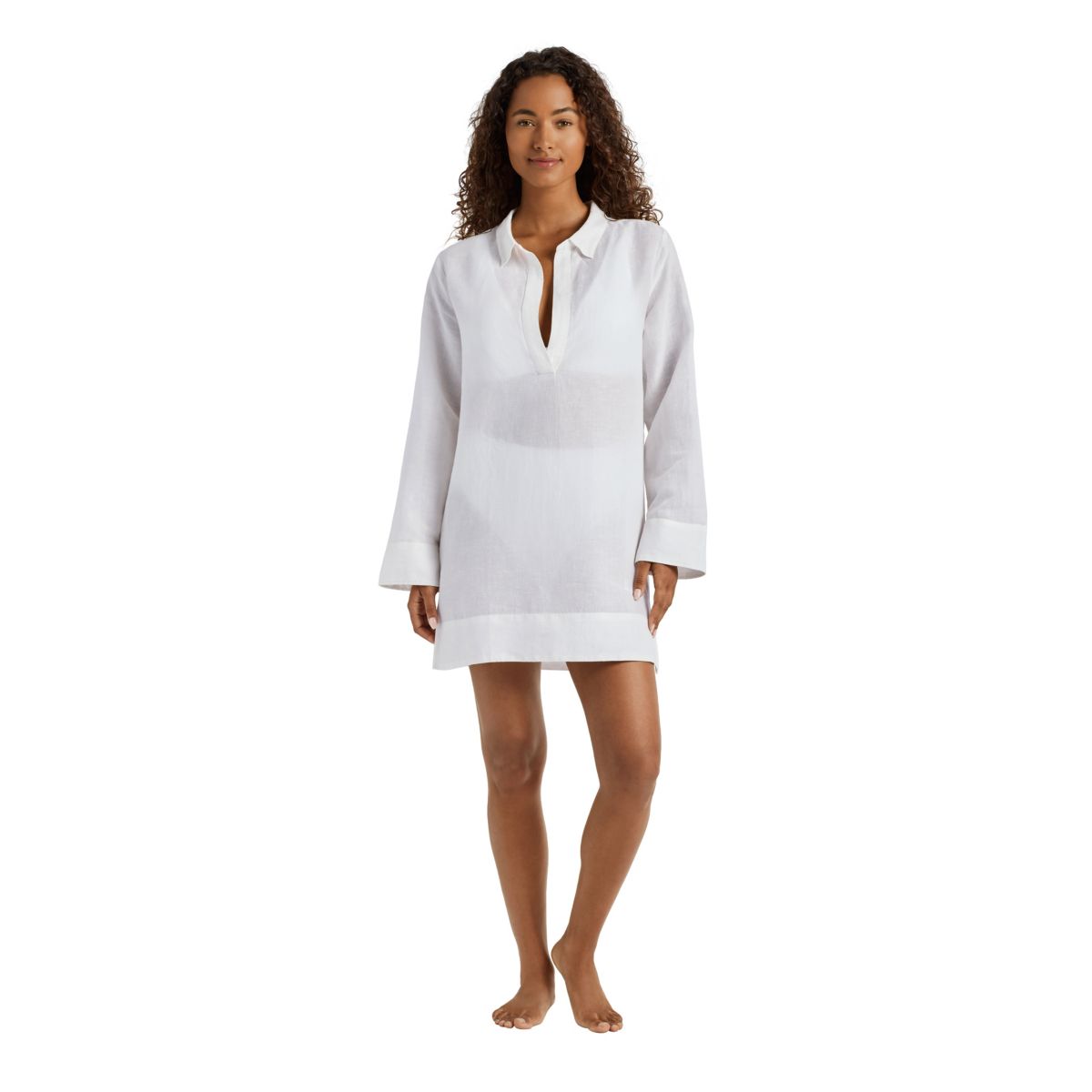 Wide Cuff Tunic Cover Up - 1