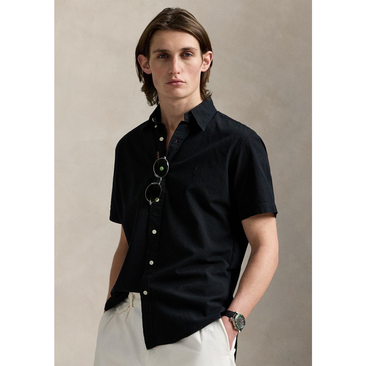 Classic Fit Seersucker Shirt - 7