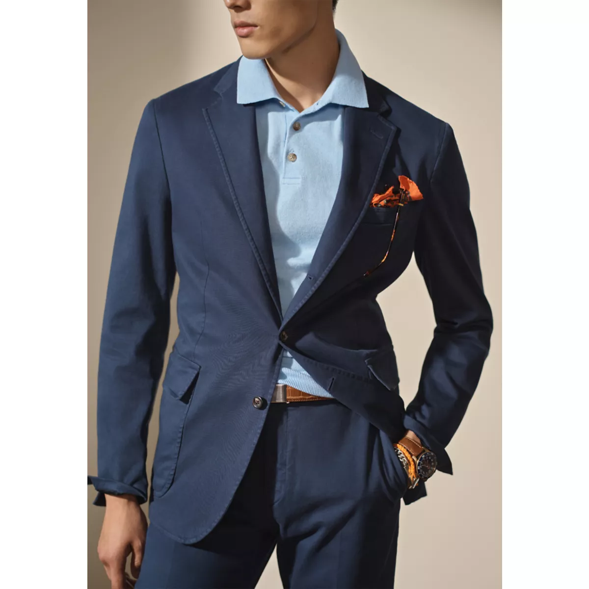 Polo Unconstructed Modern Suit Jacket - 5