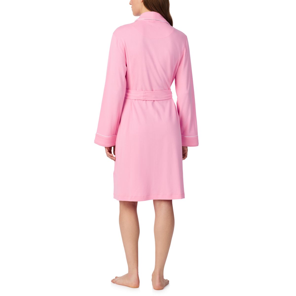 Shawl Collar Short Robe - 2