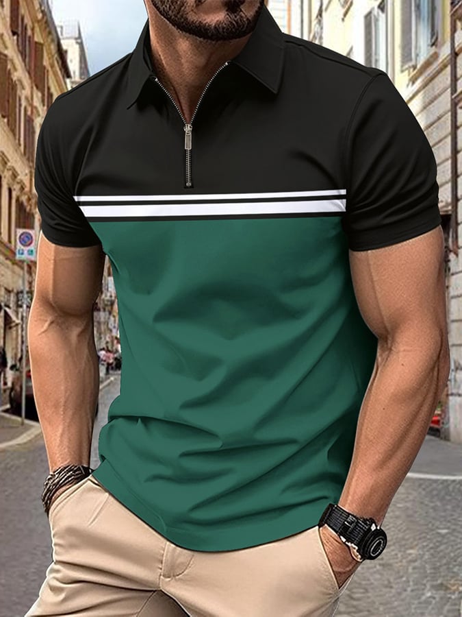 Camisa polo de moda casual para hombre