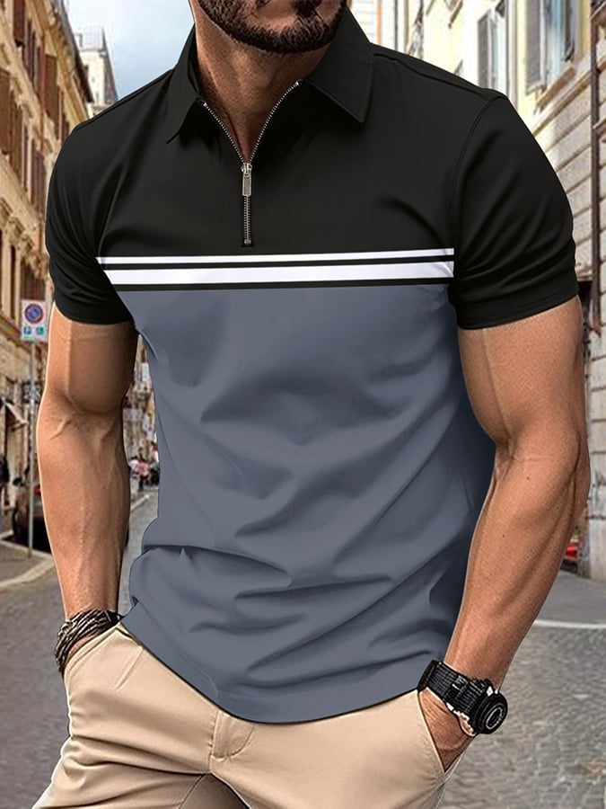 Camisa polo de moda casual para hombre