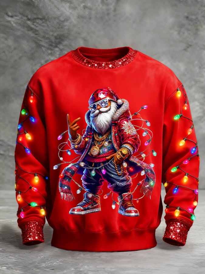 Sudadera Christmas estampado Pullover para hombre