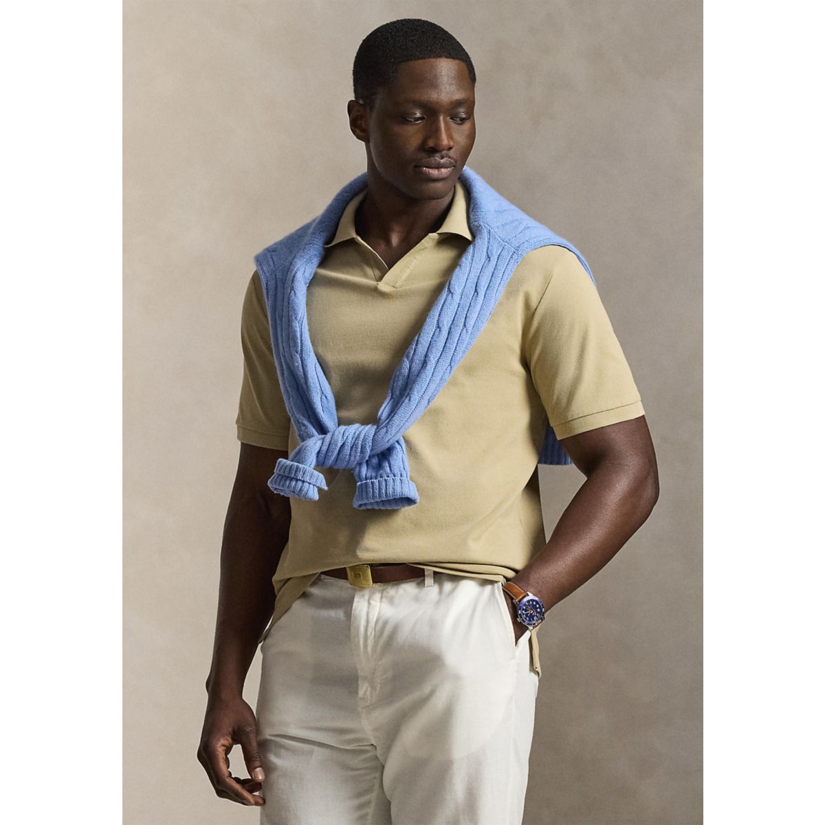 Big & Tall Stretch Mesh Polo Shirt - 7