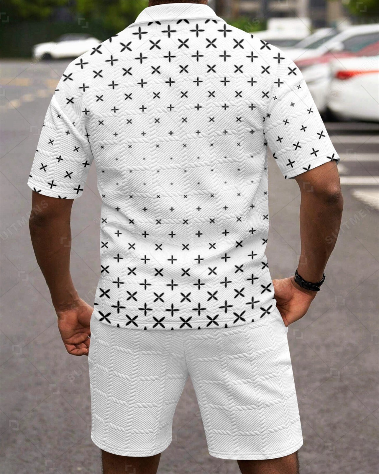 Camisa polo Textured Summer Set 262 para hombre