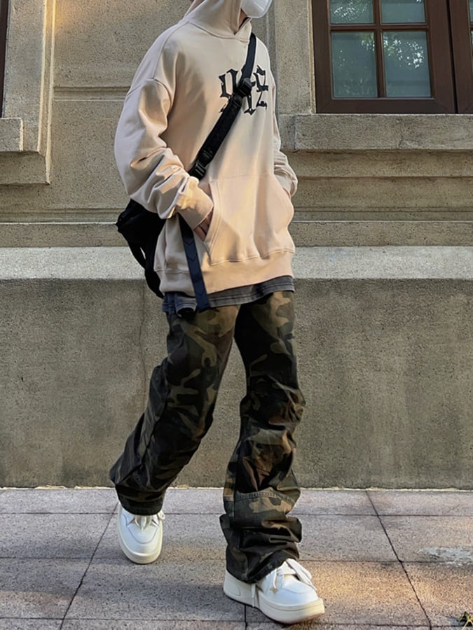 De moda casual camuflaje Overalls para hombre