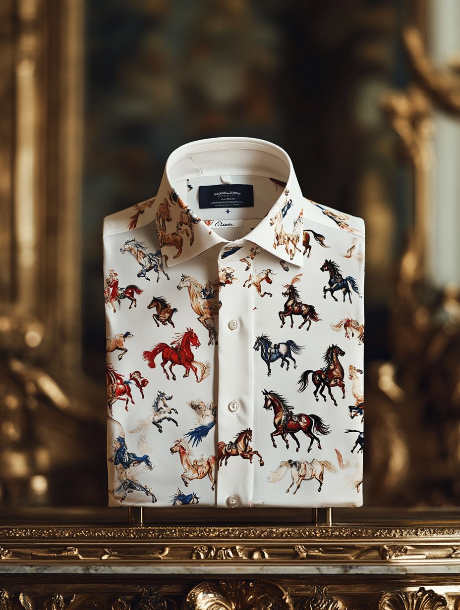 Camisa Jockey de manga corta para hombre
