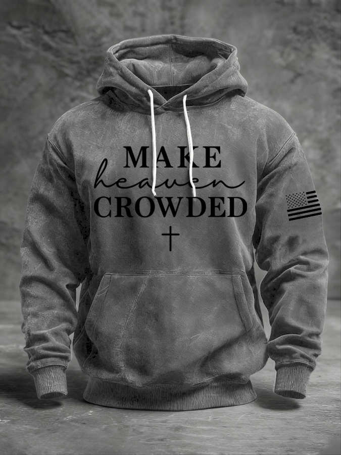 Sudadera Faith estampado de manga larga Hooded para hombre