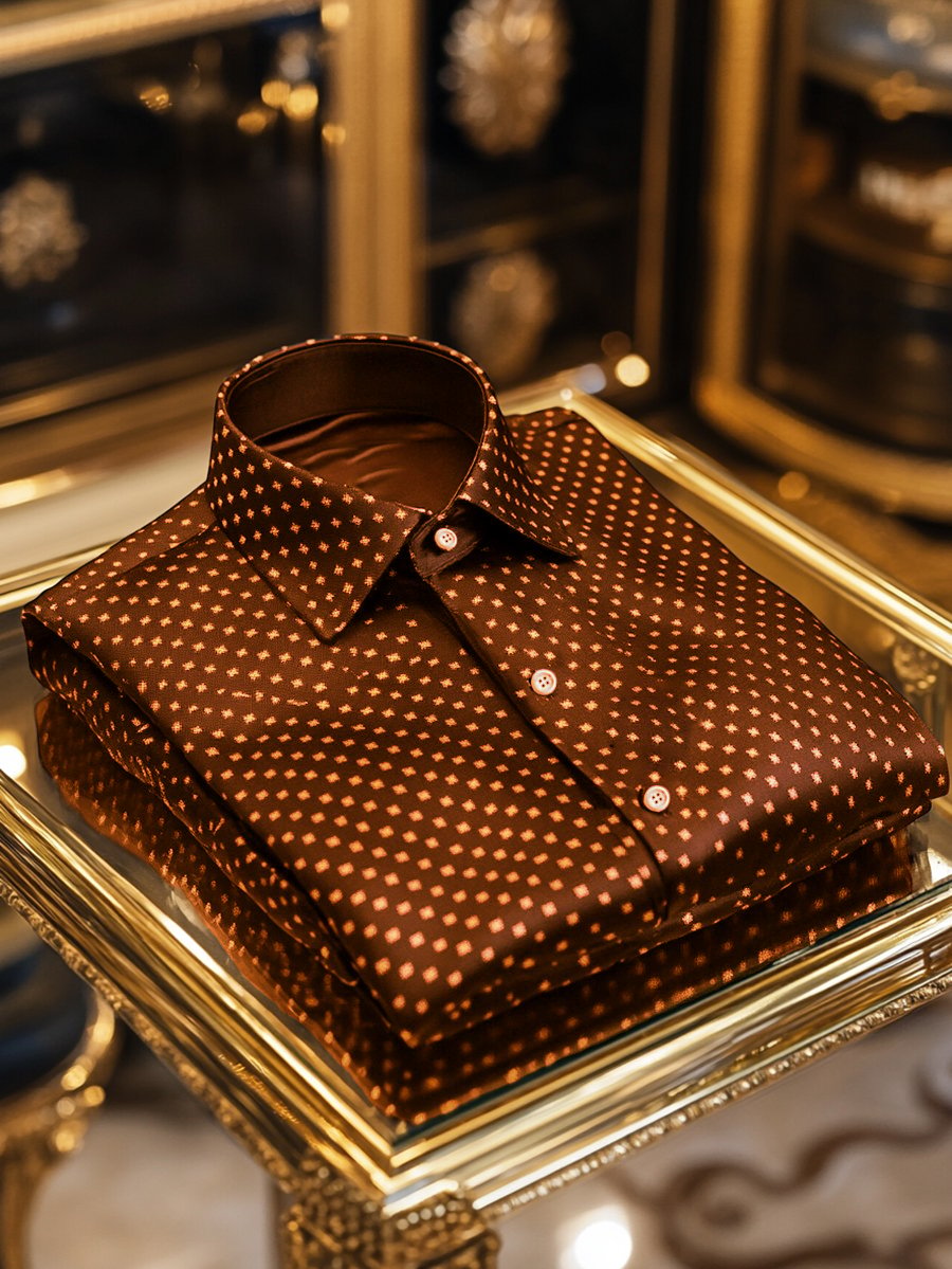 para hombre de lujo ejecutivo de manga larga camisa