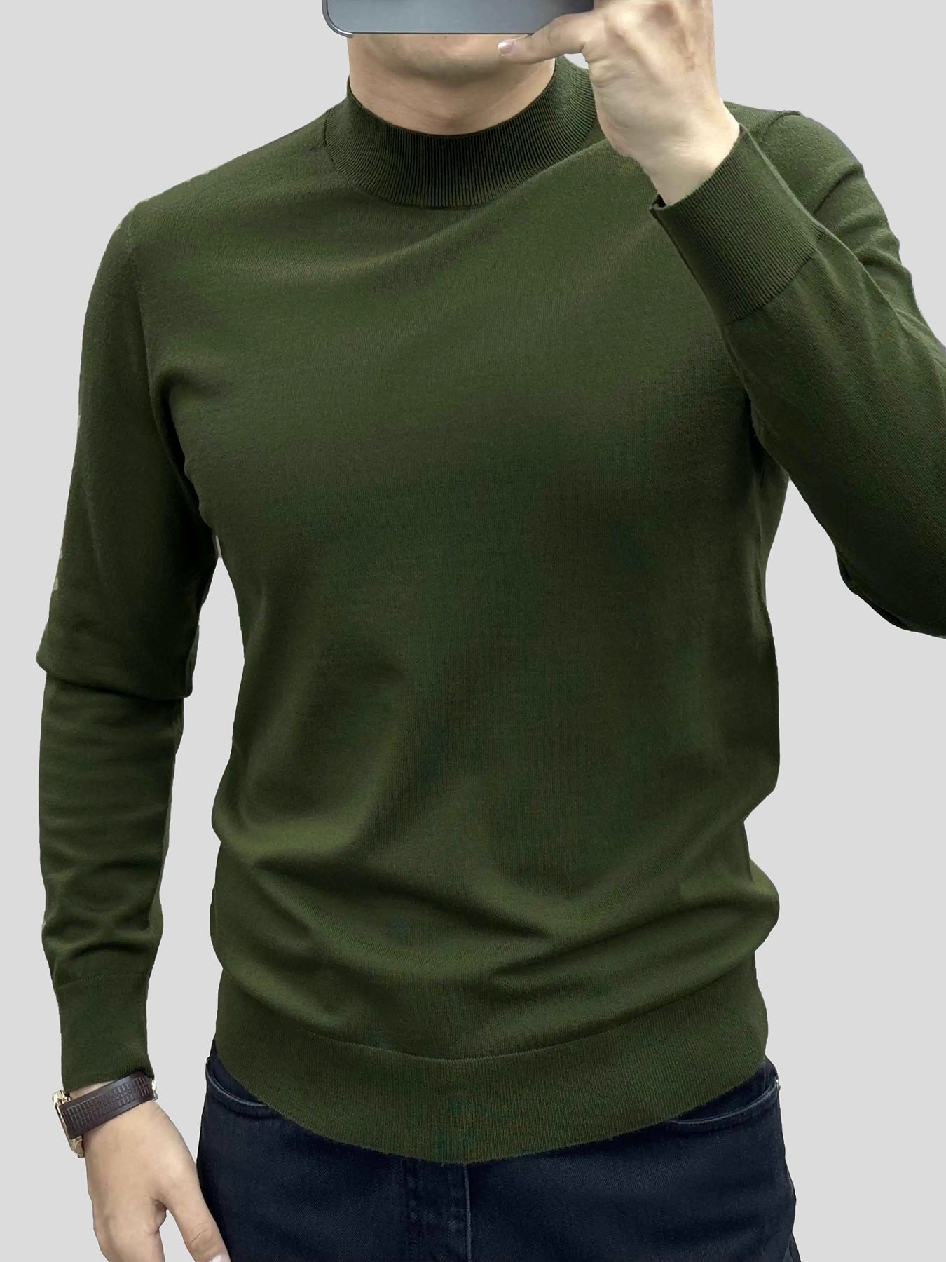 Gentletejido Mock Neck Sweater