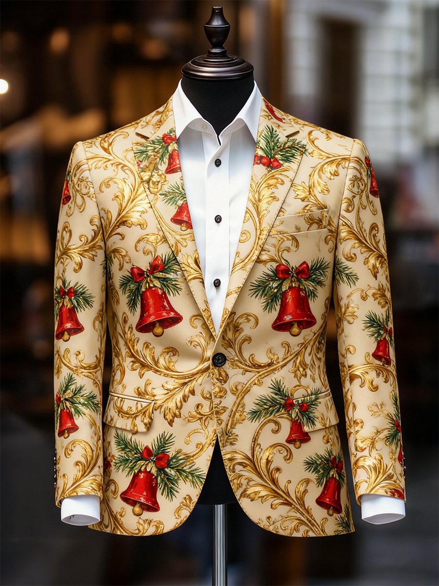 Ejecutivo casual Christmas Suit Outerwear para hombre