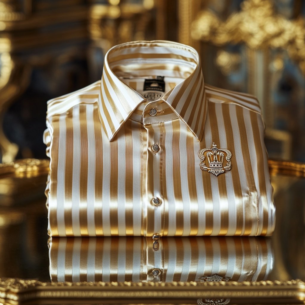 Camisa de lujo Gorgeous de manga larga para hombre