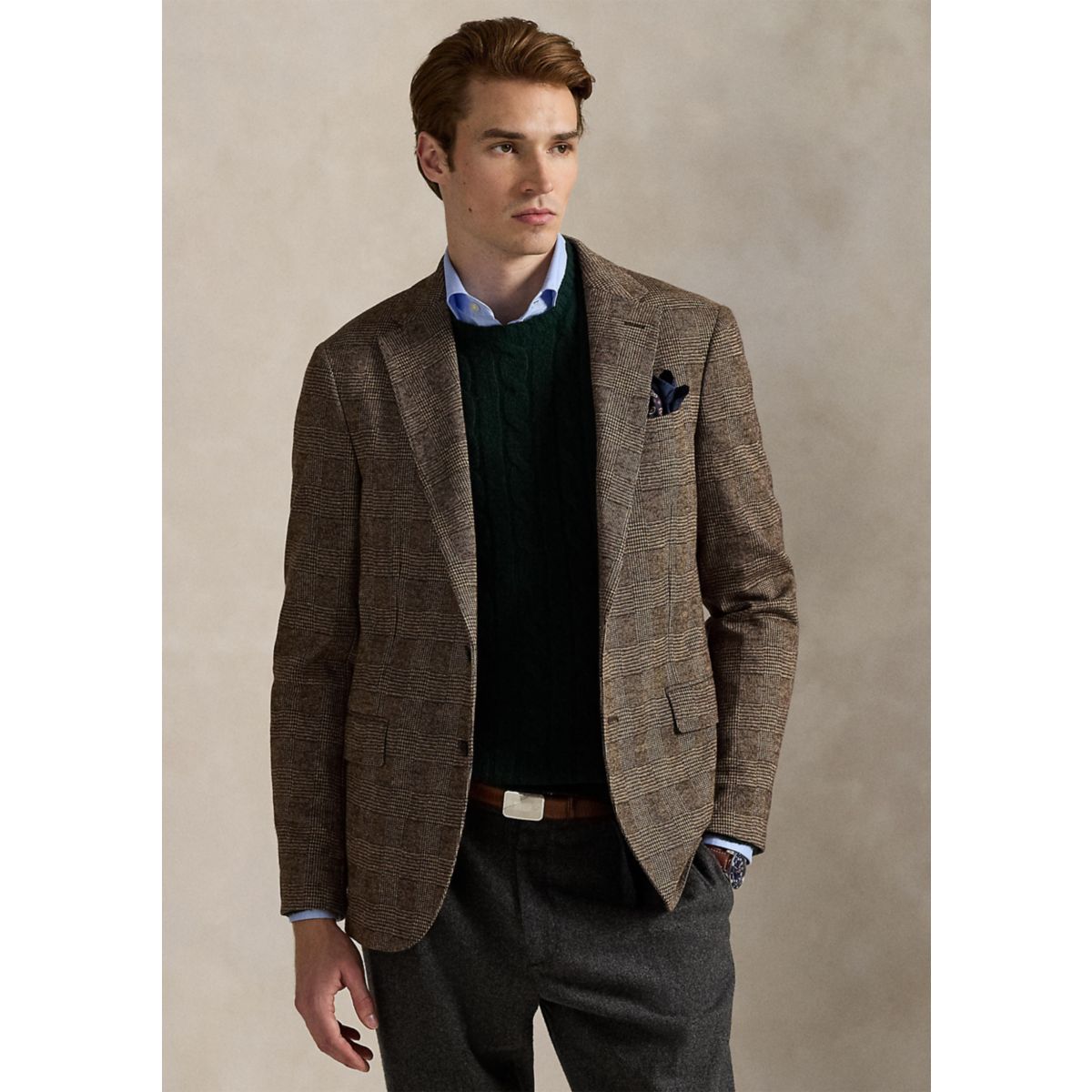 Polo Soft Modern Glen Plaid Sport Coat - 1