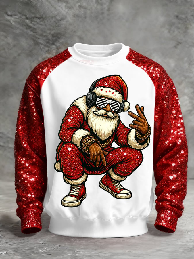 Sudadera Christmas estampado Pullover para hombre