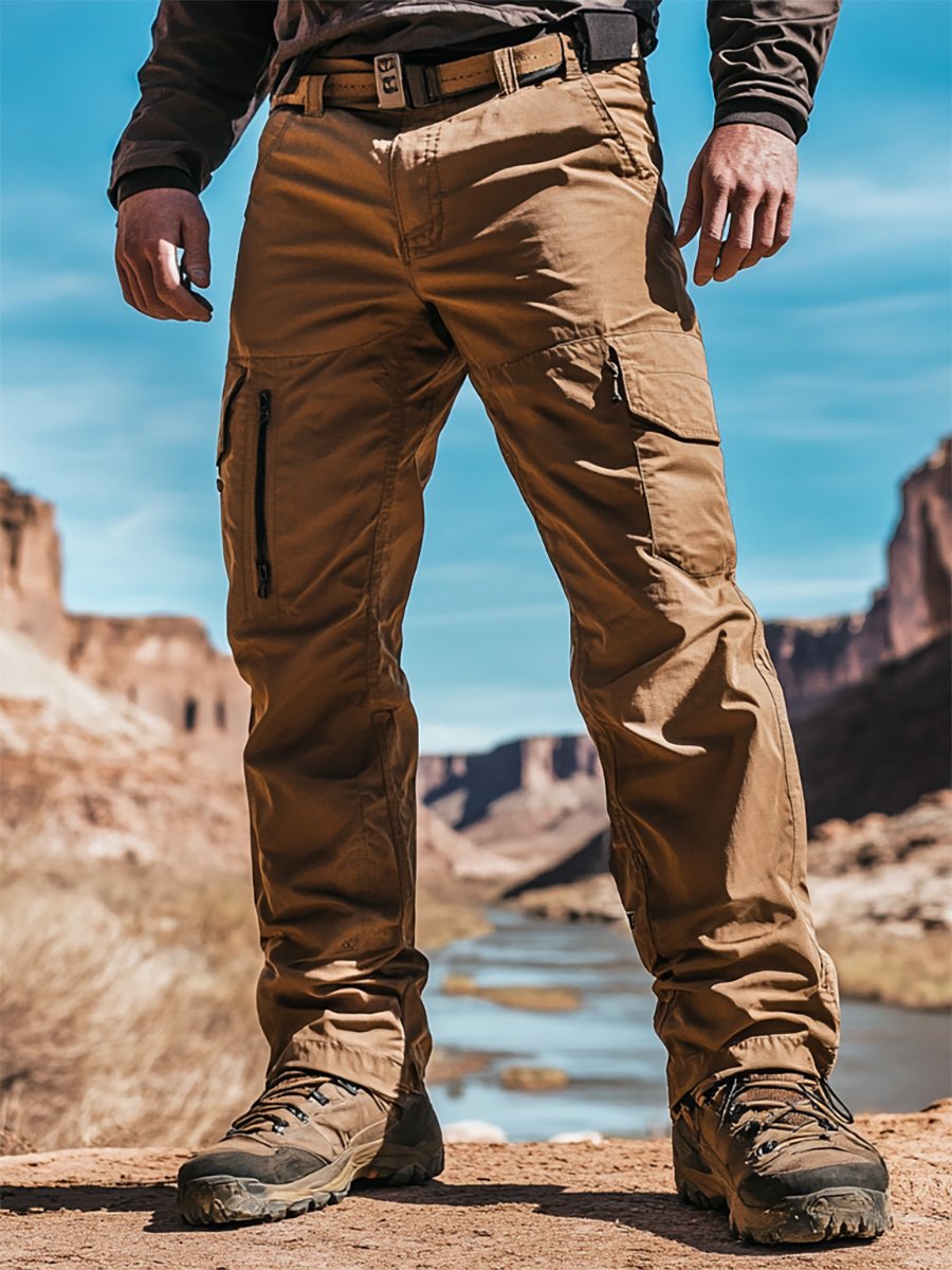 Vintage Multi-bolsillo Overalls para hombre
