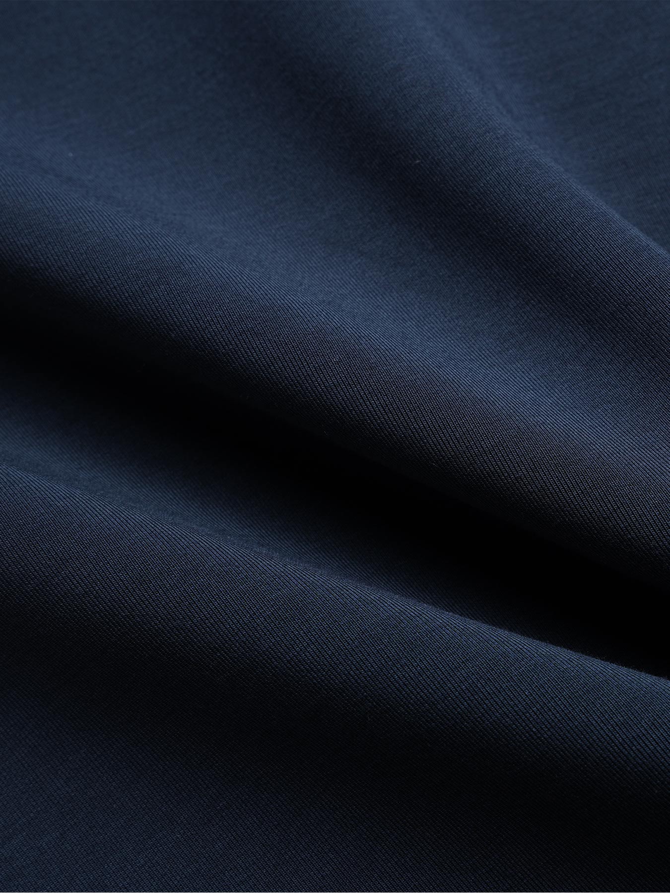 Modal Blend de manga larga Half Zip Polo