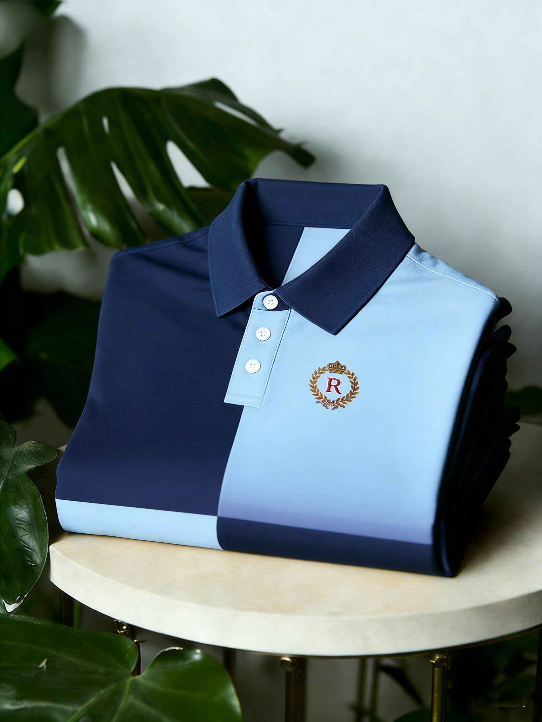 Camisa polo a cuadros Mesh