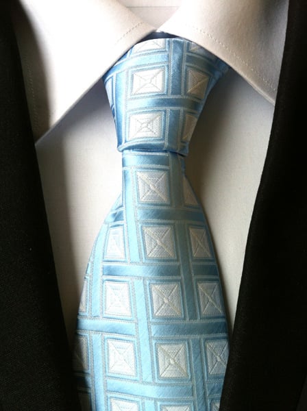 Camisa retro Gentleman Wedding Busines Tie para hombre
