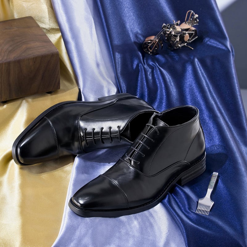 Botas ejecutivo Side cierreed Chelsea de moda cuero para hombre
