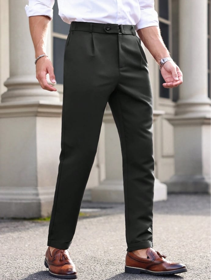 New ejecutivo Style Trousers para hombre