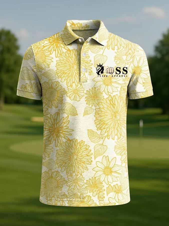 De moda casual ejecutivo Contrast Color Polo para hombre