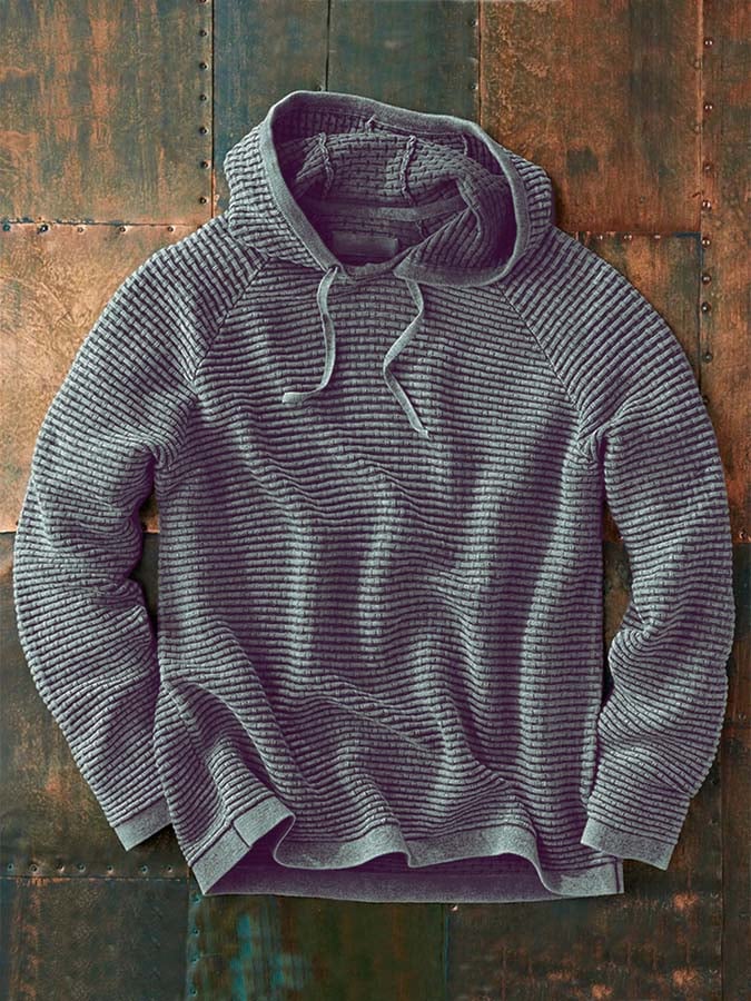 Sudadera Hooded Waffle para hombre