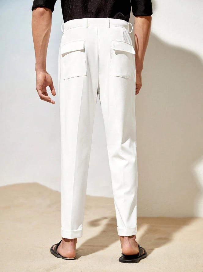 New ejecutivo Style Trousers para hombre