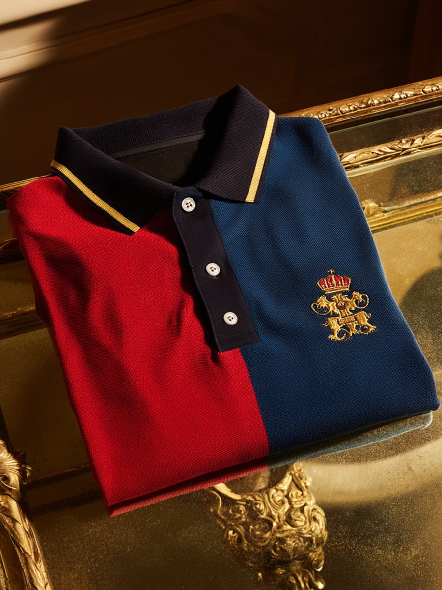 Camisa polo ejecutivo casual Button de manga corta para hombre