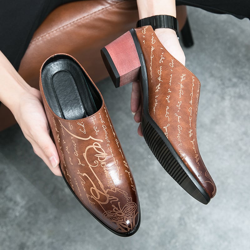 Zapatos casual British Trendy cuero para hombre