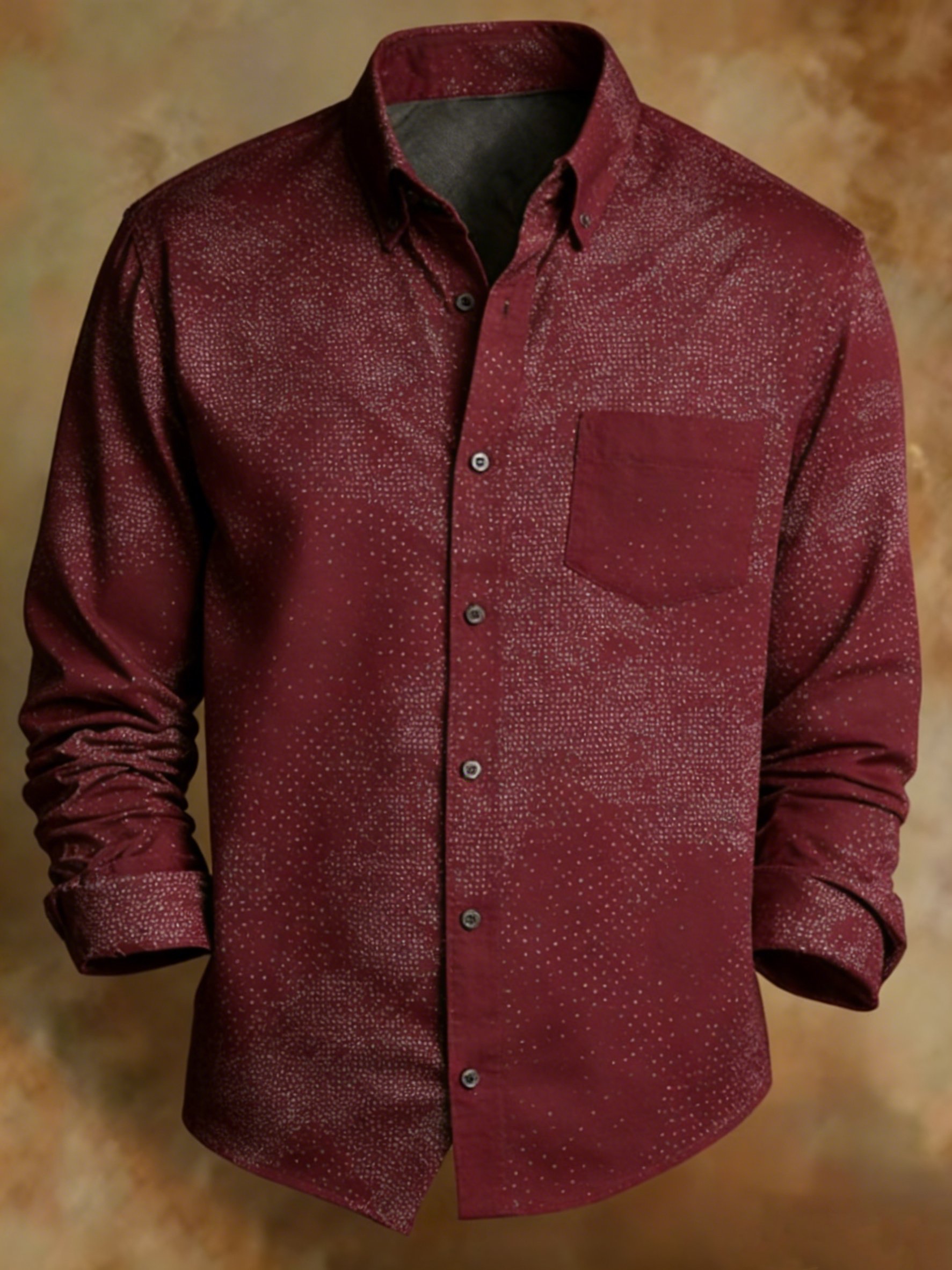 Retro geométrico diseño clásico Princamiseta para hombre