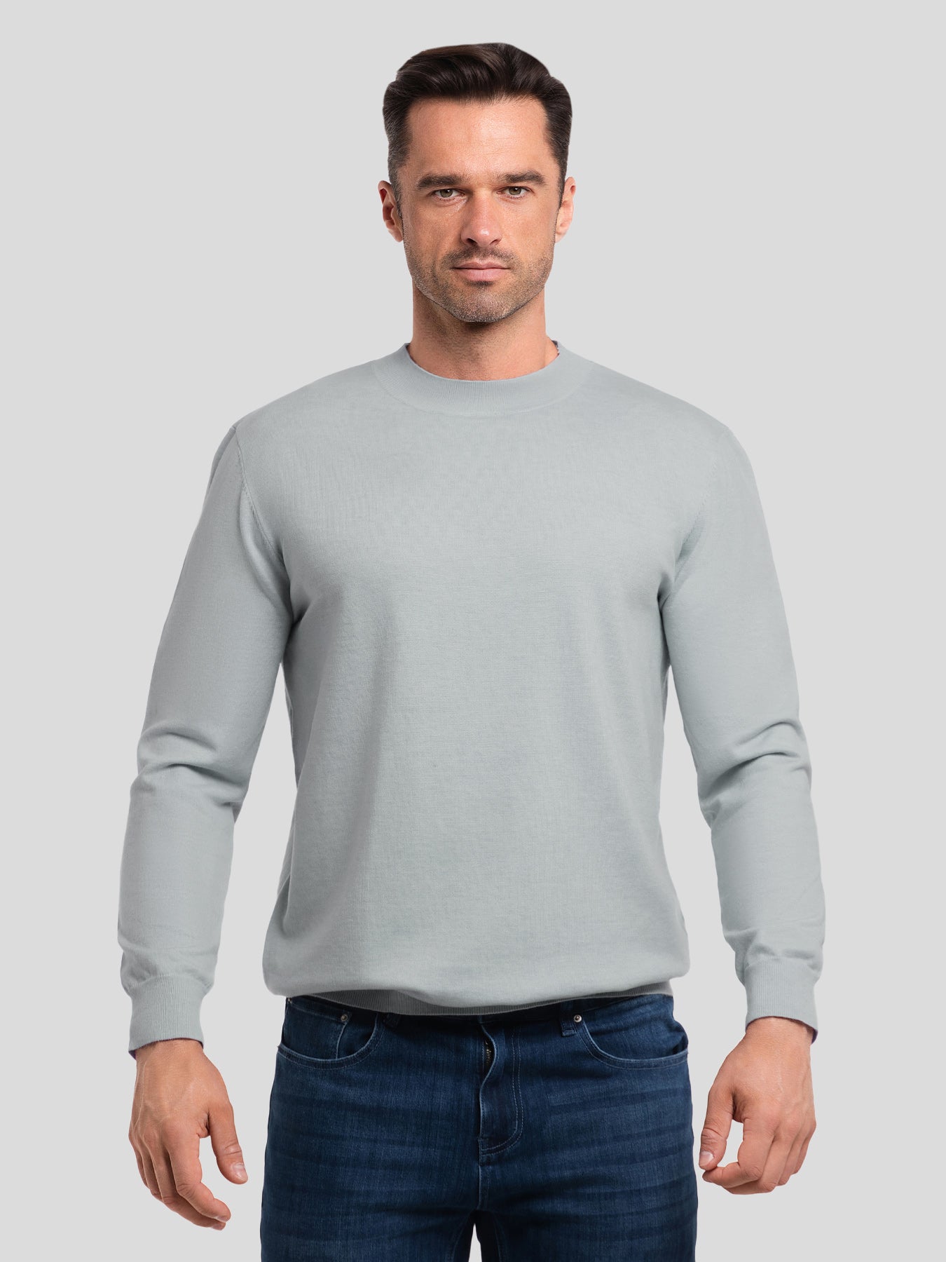Gentletejido cuello redondo Sweater