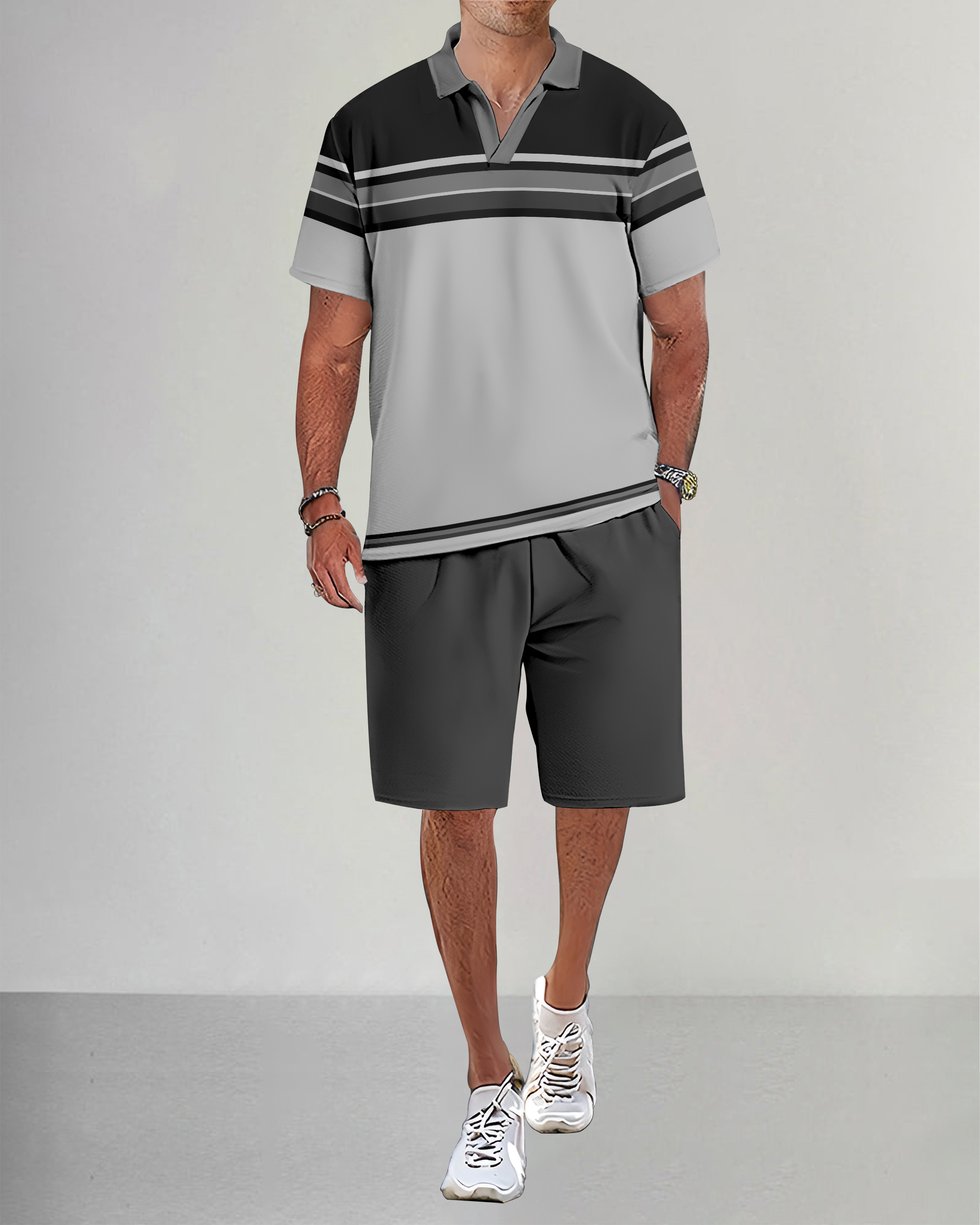 Suitmens casual Summer POLO Set 014 para hombre