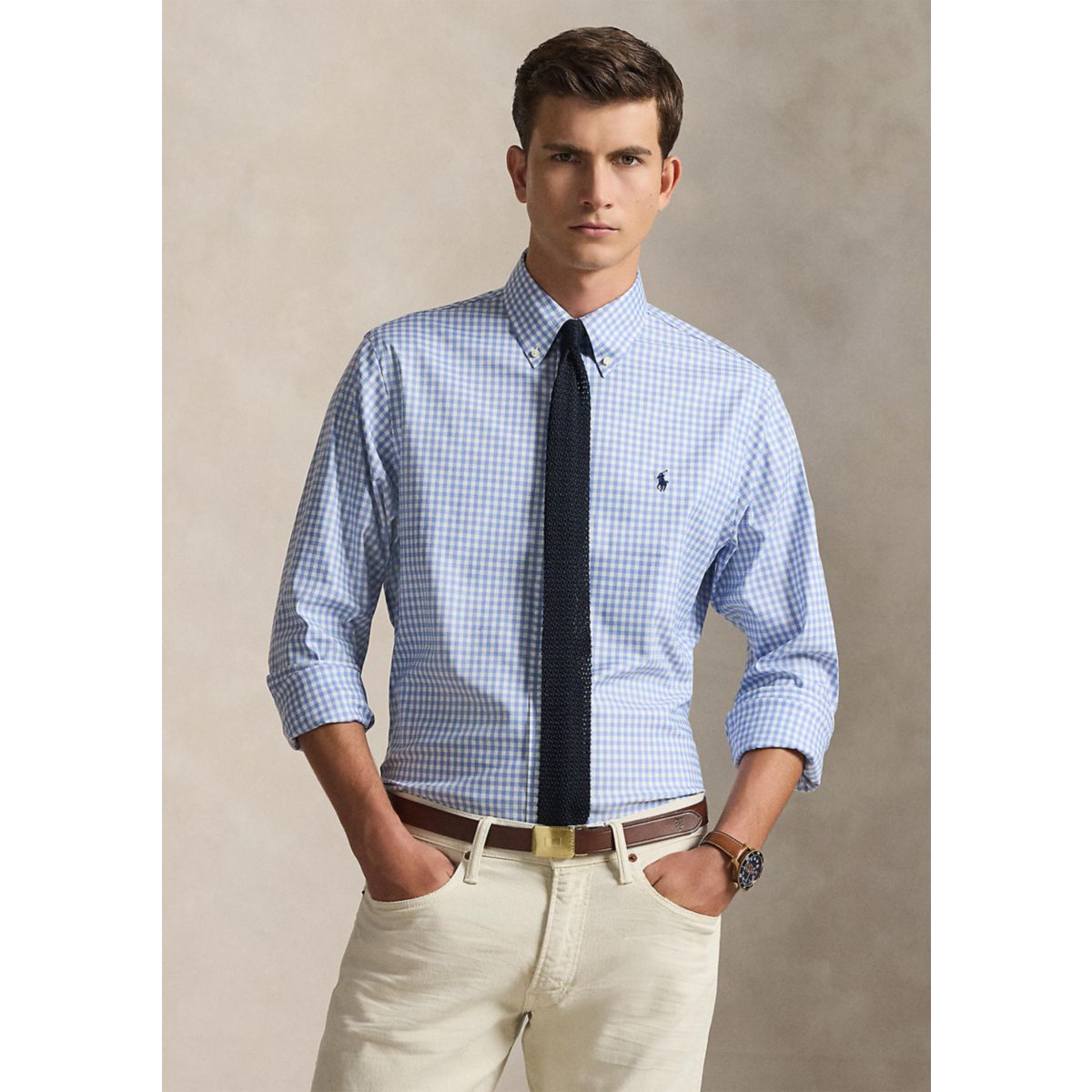 Classic Fit Performance Twill Shirt - 1