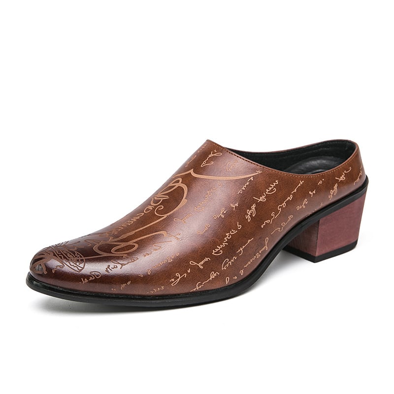 Zapatos casual British Trendy cuero para hombre