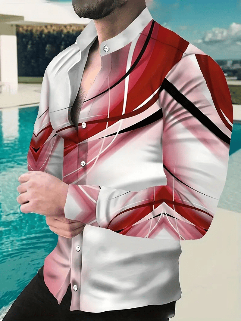 Camisa a cuadros ejecutivo de manga larga para hombre