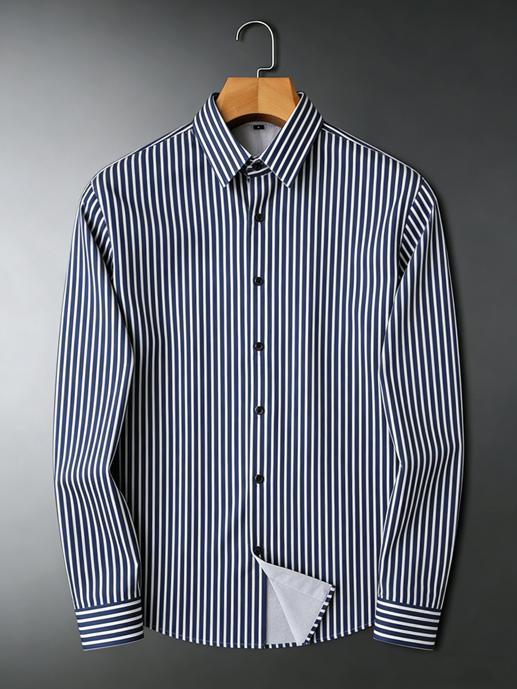 Camisa premium Wrinkle-Resistant de chalecoir