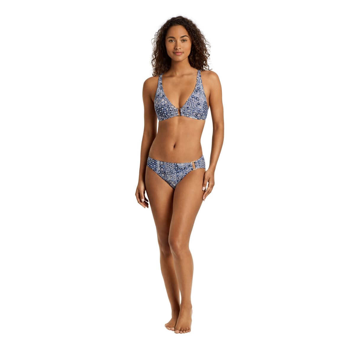 Watercolor Tile Ring Over the Shoulder Bra - 3