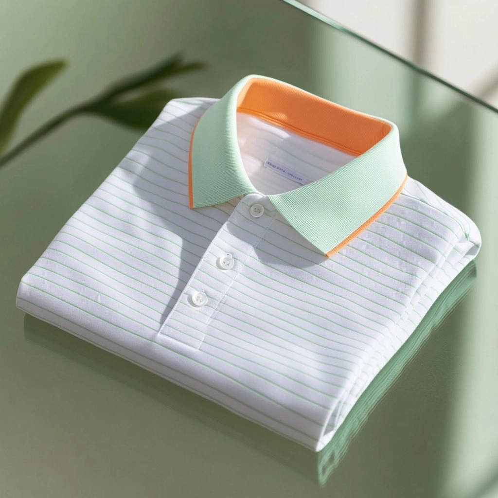 Camisa polo ejecutivo casual bordado Button de manga corta para hombre