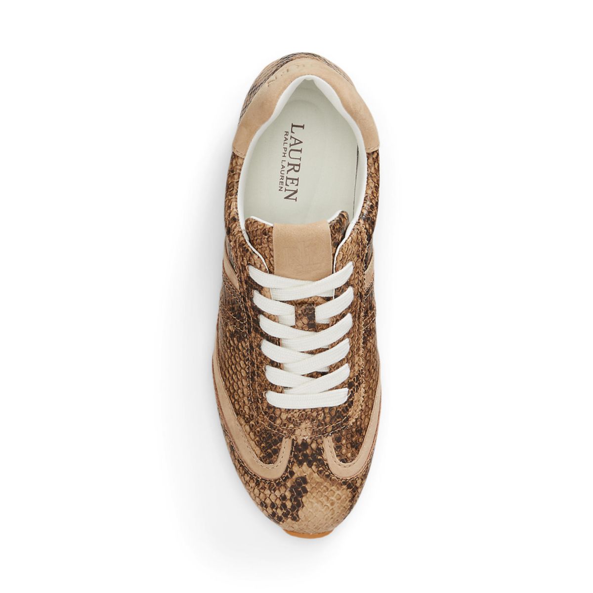 Dani Python-Embossed Low-Profile Sneaker - 4