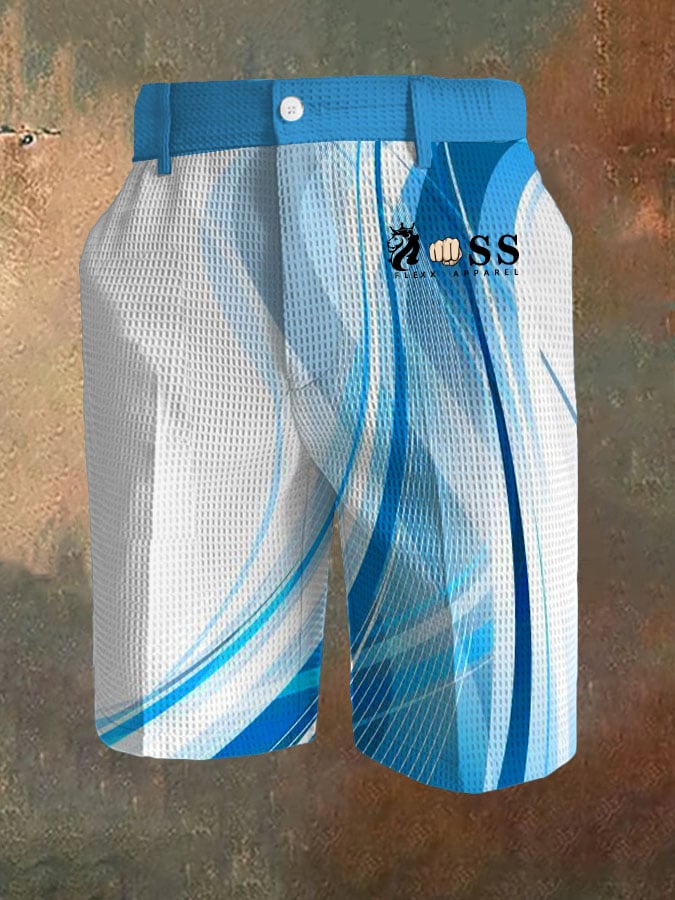 para hombre ejecutivo casual Waffle Color Contrast pantalón