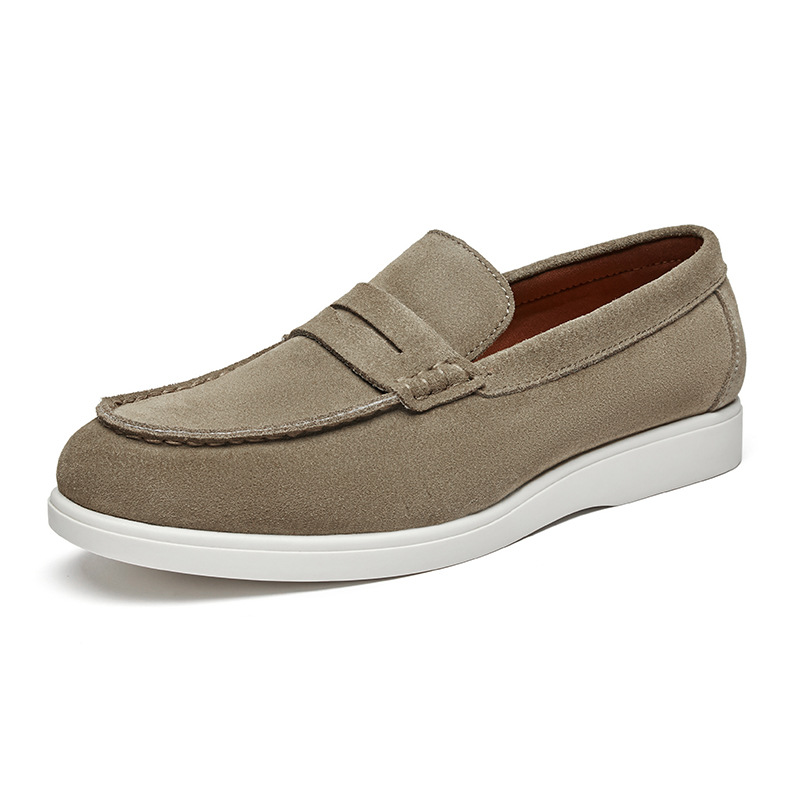 Mocasines British Style Suede Leather Nubuck para hombre