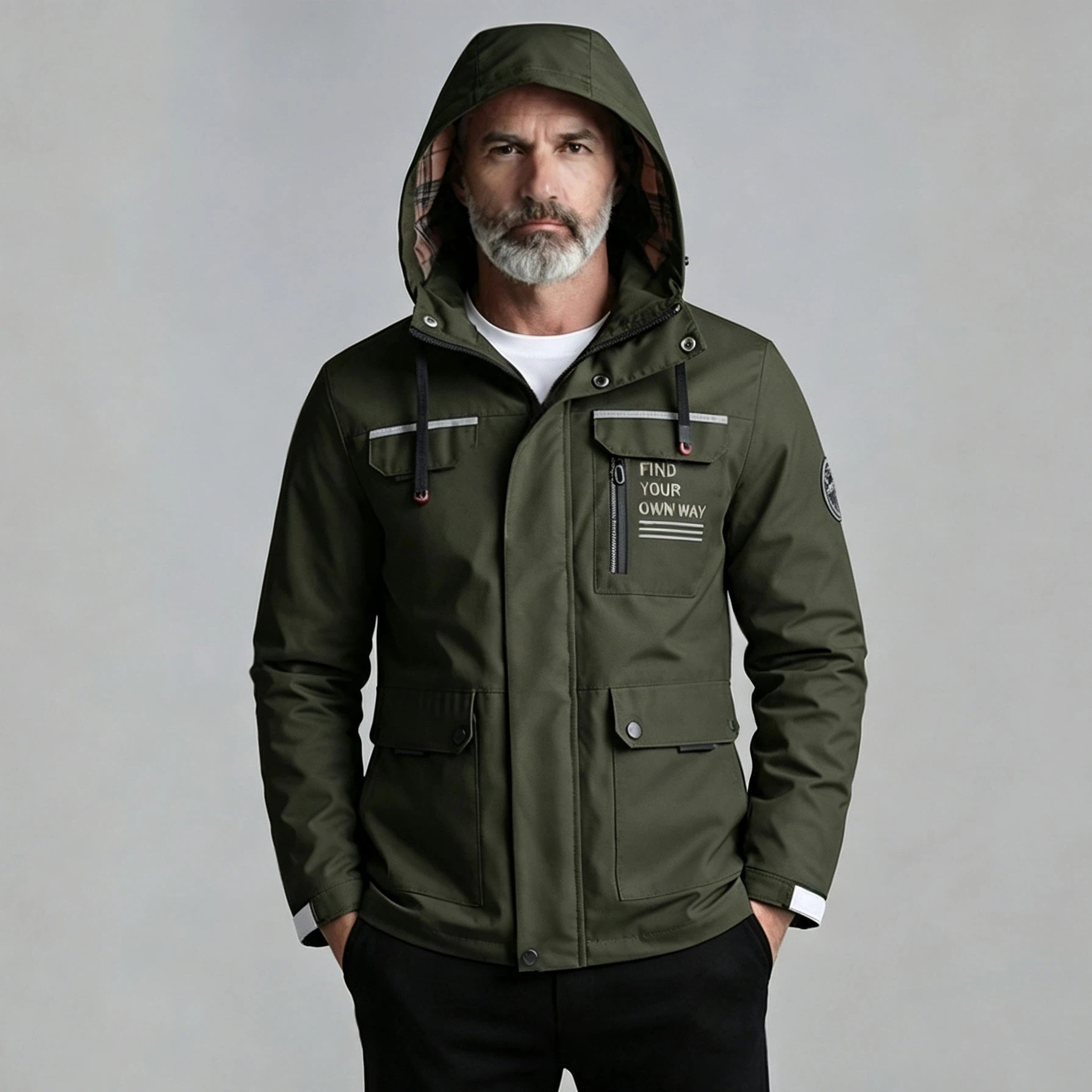 Casual Parka chaquetas para hombre