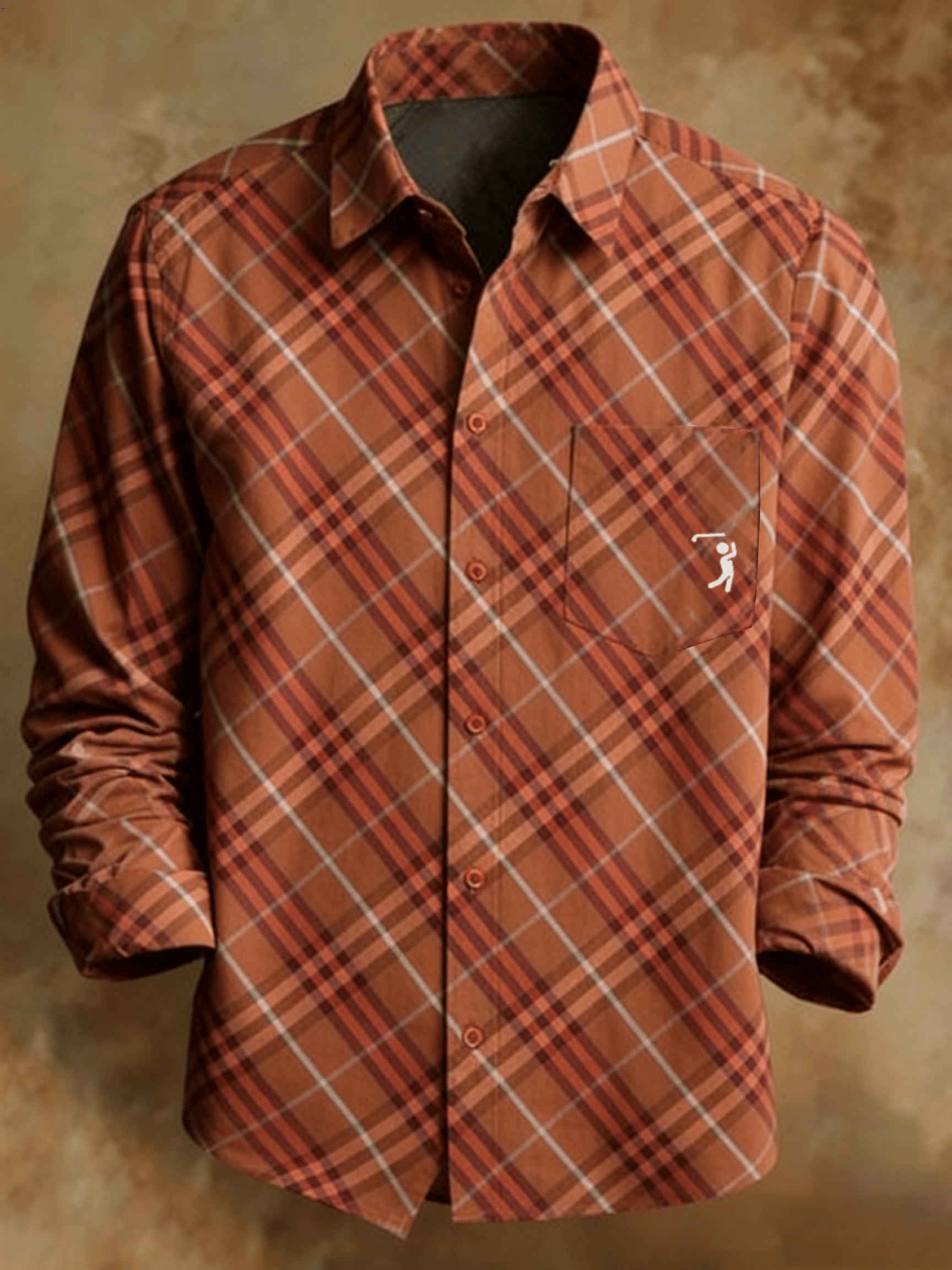 Retro a rayas a cuadros diseño Princamiseta para hombre