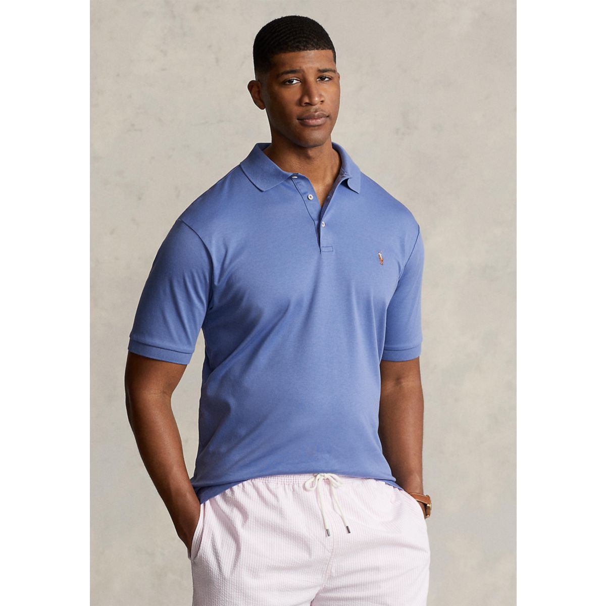 Big & Tall Soft Cotton Polo Shirt - 6